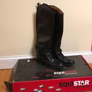 Kids tall boots, horseback riding